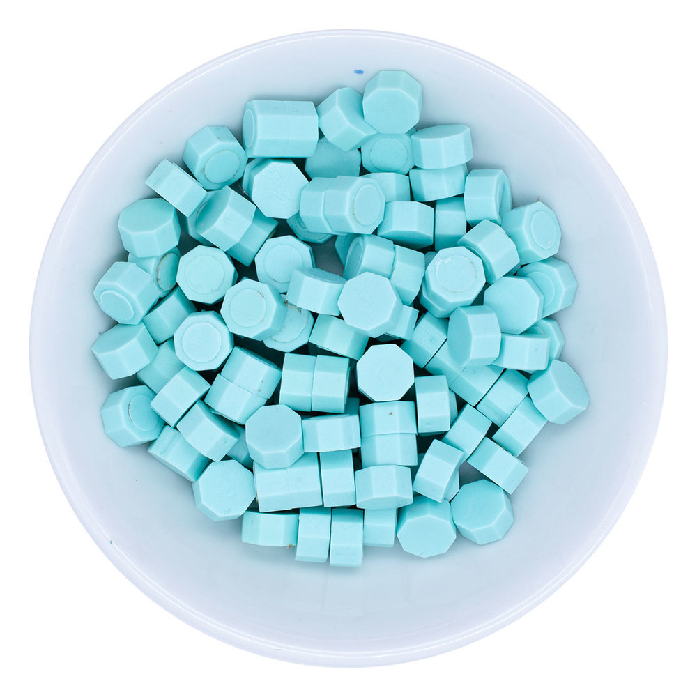 Spellbinders Pastel Blue Wax Beads (100pcs) (WS-037)