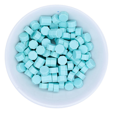 Spellbinders Pastel Blue Wax Beads (100pcs) (WS-037)