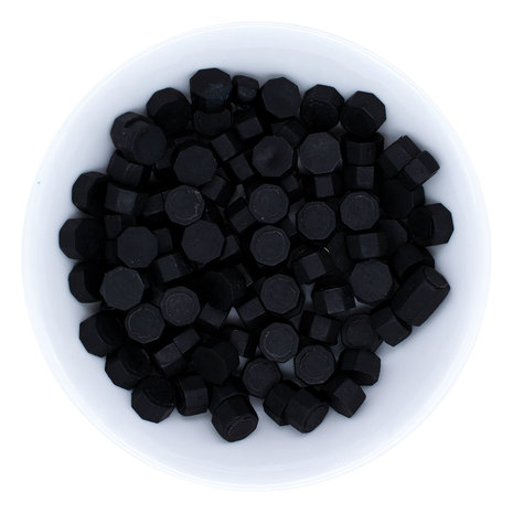 Spellbinders Black Wax Beads (100pcs) (WS-033)