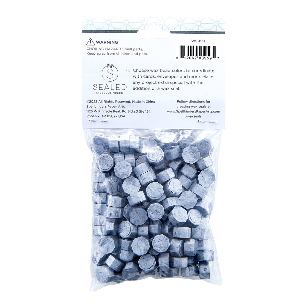 Spellbinders Silver Wax Beads (100pcs) (WS-031)