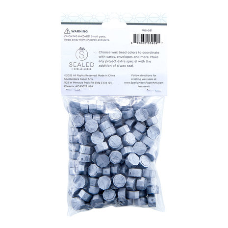 Spellbinders Silver Wax Beads (100pcs) (WS-031)
