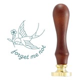 Spellbinders Forget Me Not Wax Seal Stamp (WS-008) (OUTLET)