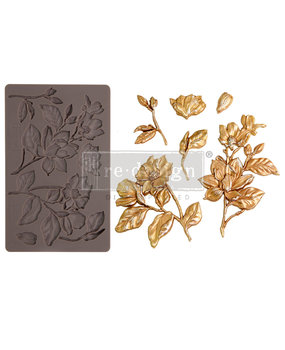 Re-Design with Prima Magnolia Blooms 5x8 Inch Decor Mould (663469)