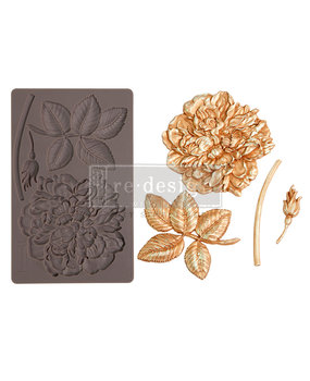 Re-Design with Prima Peony Suede 5x8 Inch Decor Mould (663544) (DISCONTINUED)