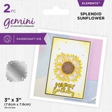 Gemini Statement Cut-in Cut-Out Splendid Sunflower Elements Dies (GEM-MD-ELE-SSUN) (DISCONTINUED)
