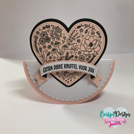 CarlijnDesign Bloemenhart Banner Snijmallen (CDSN-0219) (DISCONTINUED) CarlijnDesign Bloemenhart Banner Snijmallen (CDSN-0219) (DISCONTINUED)