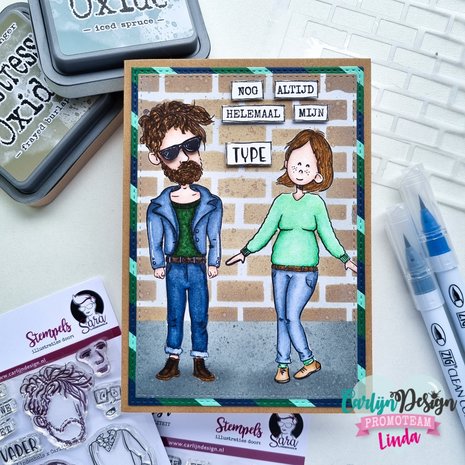 CarlijnDesign Mooie Mensen Vader Clear Stamps (CDSL-0002) (DISCONTINUED)