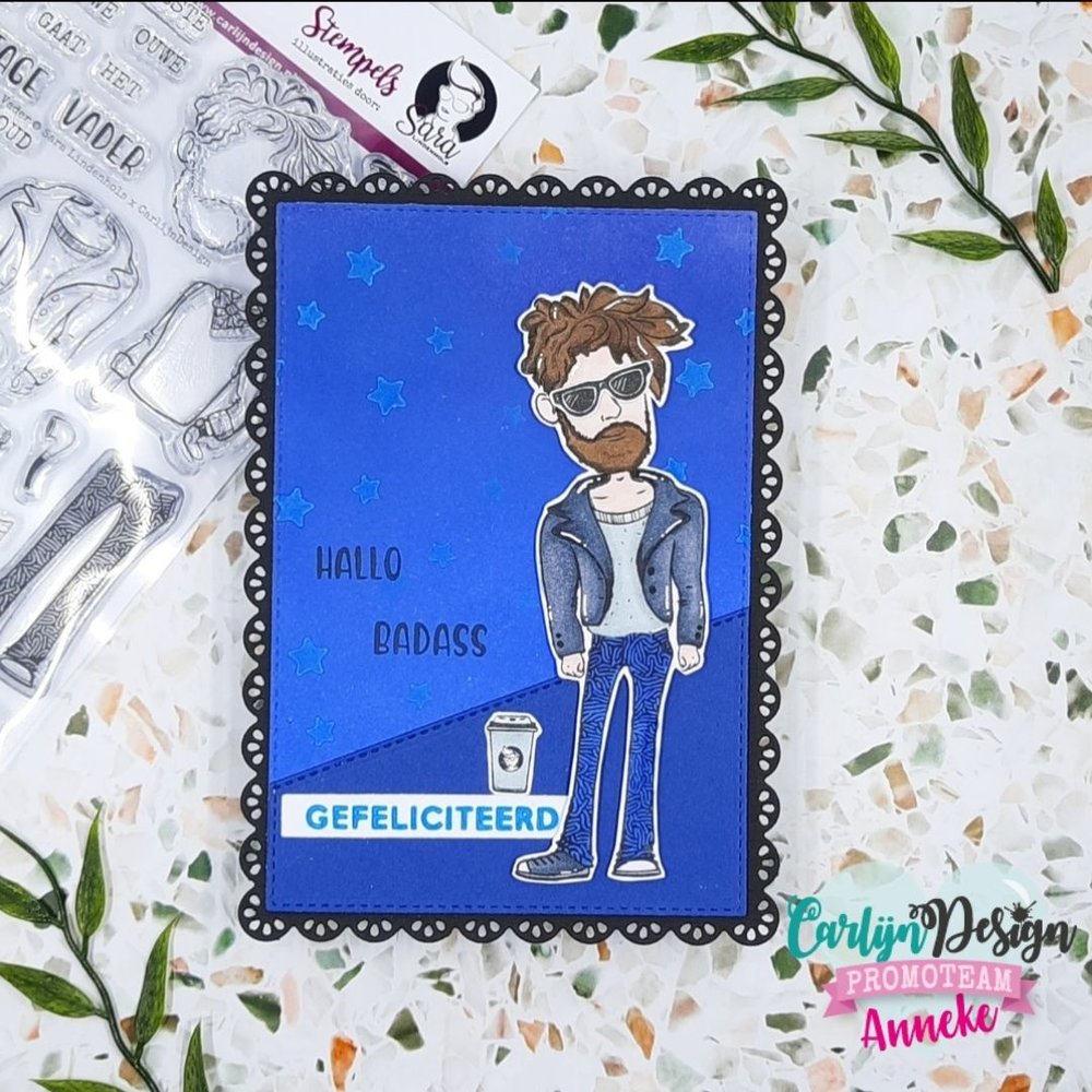 CarlijnDesign Mooie Mensen Vader Clear Stamps (CDSL-0002) (DISCONTINUED)