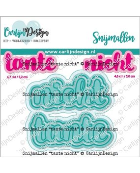 CarlijnDesign Tante Nicht Dies (CDSN-0221) (DISCONTINUED)