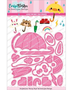 CarlijnDesign Rainy Days Snijmallen (CDJD-0036) (DISCONTINUED)