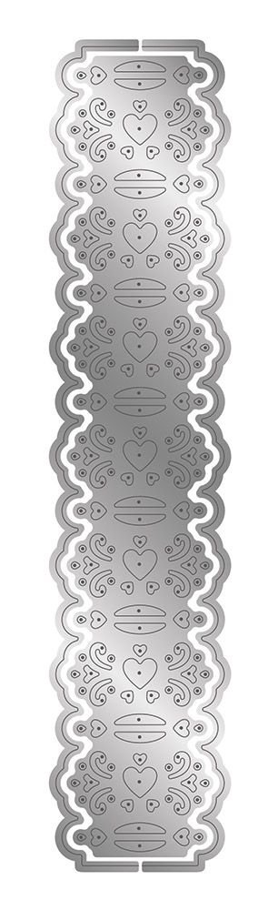 Gemini Ribbon Threading Charming Hearts Elements Dies (GEM-MD-ELE-CHHE) (DISCONTINUED)