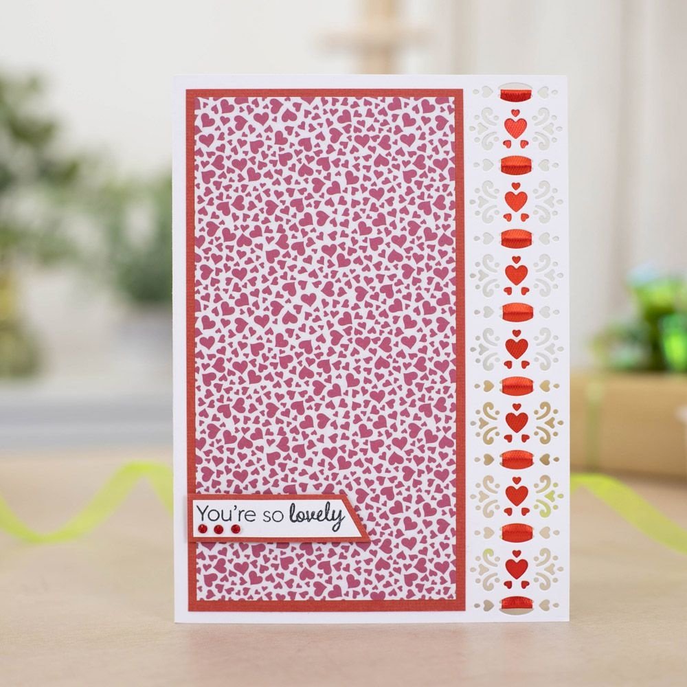 Gemini Ribbon Threading Charming Hearts Elements Dies (GEM-MD-ELE-CHHE) (DISCONTINUED)