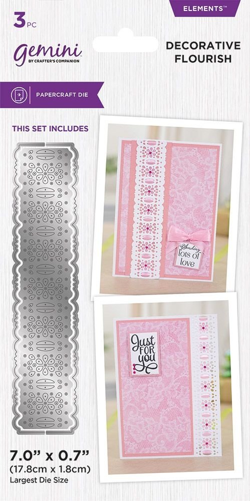 Gemini Ribbon Threading Decorative Flourish Elements Dies (GEM-MD-ELE-DEFL) (DISCONTINUED) Gemini Ribbon Threading Decorative Flourish Elements Dies (GEM-MD-ELE-DEFL) (DISCONTINUED)