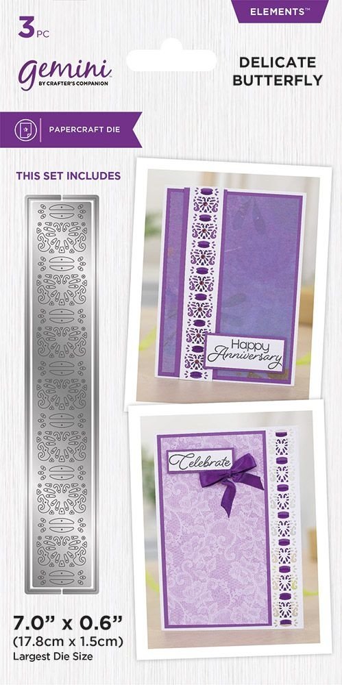 Gemini Ribbon Threading Delicate Butterfly Elements Dies (GEM-MD-ELE-DEBU) (DISCONTINUED)