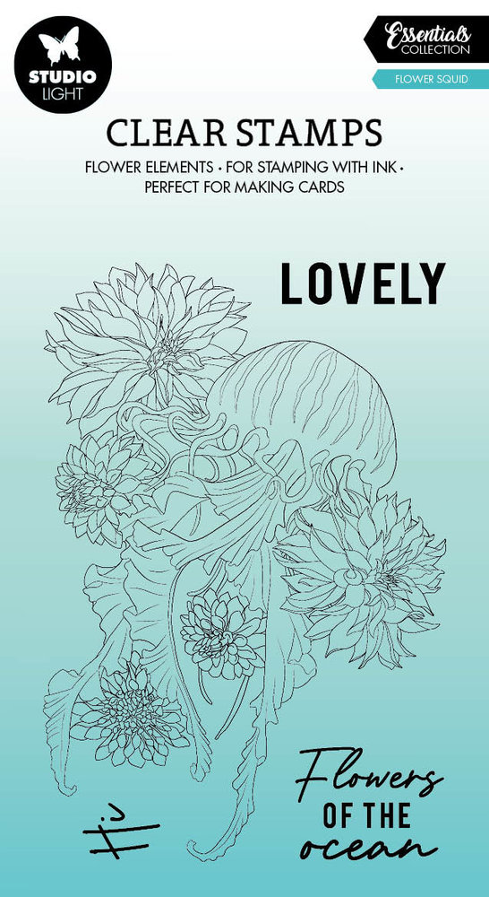 Studio Light Flower Squid Essentials Clear Stamps (SL-ES-STAMP429) (OUTLET) Studio Light Flower Squid Essentials Clear Stamps (SL-ES-STAMP429) (OUTLET)