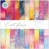 Craft Consortium Essential Craft Papers 12x12 Inch Paper Pad Retro Summer (CCEPAD025)