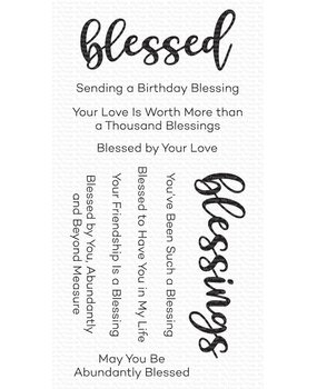 My Favorite Things Blessings Clear Stamps (CS-773) (OUTLET)