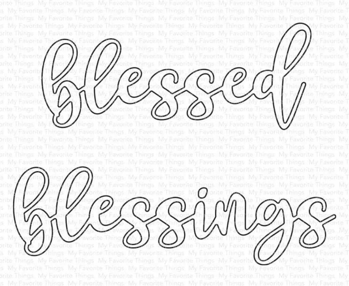 My Favorite Things Twice Blessed Die-Namics (MFT-2499) (OUTLET)