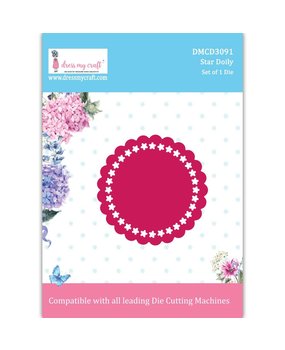 Dress My Craft Cutting Die Star Doily (DMCD3091) (OUTLET)