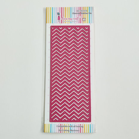 Dress My Craft Cutting Die Slimline Chevron (DMCD4070) (OUTLET)