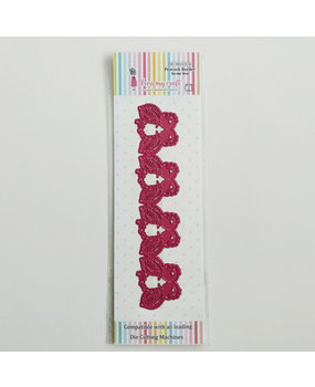 Dress My Craft Cutting Die Border Peacock Border (DMCD3938) (OUTLET)