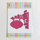 Dress My Craft Cutting Die Basic Designer Wall Hanging Sign (DMCD6006) (OUTLET)