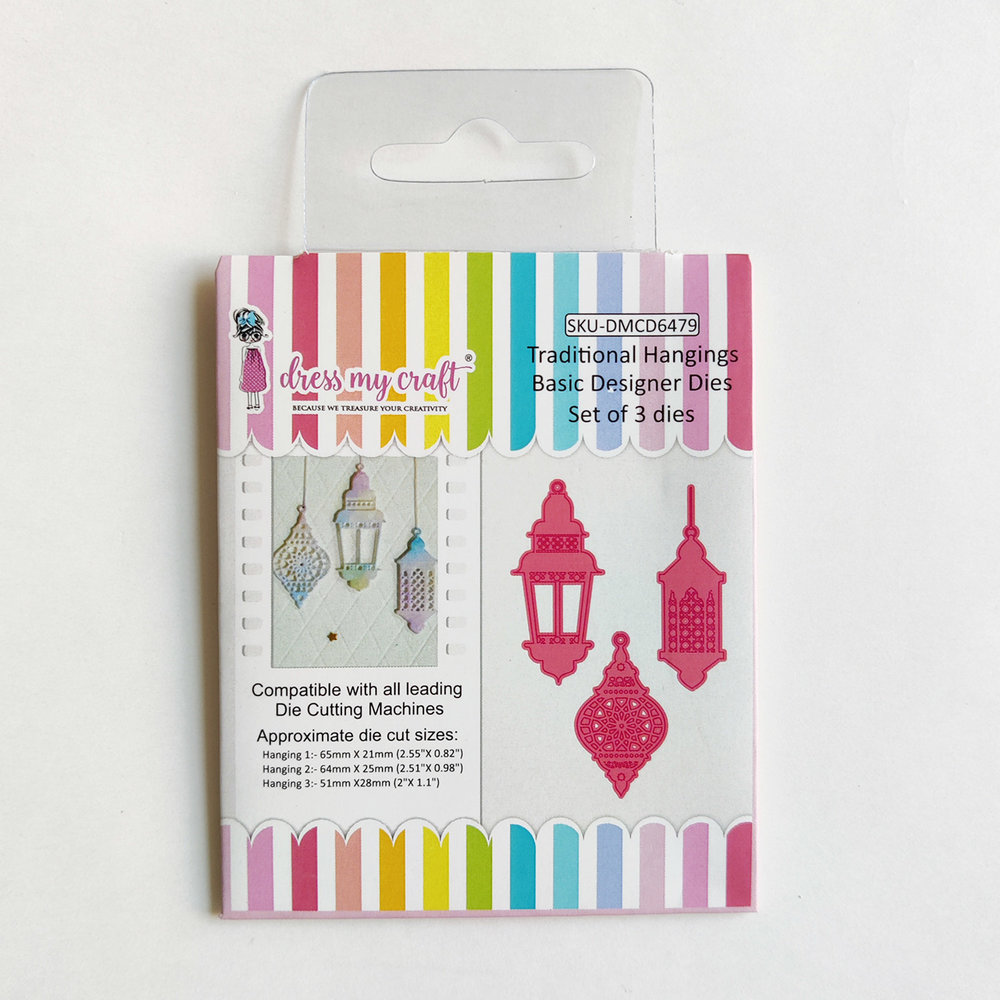 Dress My Craft Cutting Die Basic Designer Traditional Hangings (DMCD6479) (OUTLET) Dress My Craft Cutting Die Basic Designer Traditional Hangings (DMCD6479) (OUTLET)