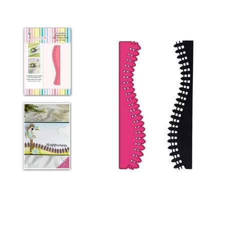 Dress My Craft Cutting Die Basic Designer Garden Fence (DMCD6424) (OUTLET)
