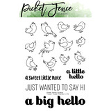 Picket Fence Studios Tweet Tweet Friends 3x4 Inch Clear Stamps (A-169) (OUTLET)