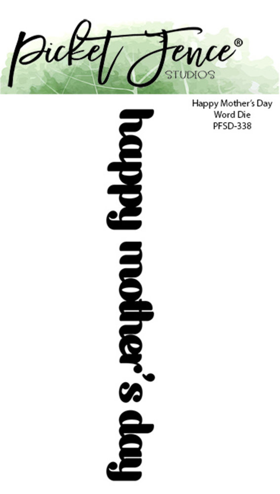 Picket Fence Studios Happy Mother's Day Word 4x6 Inch Metal Dies (PFSD-338) (OUTLET) Picket Fence Studios Happy Mother's Day Word 4x6 Inch Metal Dies (PFSD-338) (OUTLET)