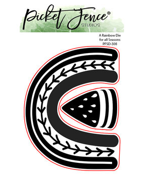 Picket Fence Studios A Rainbow Die for all Seasons 4x6 Inch Metal Dies (PFSD-308) (OUTLET) Picket Fence Studios A Rainbow Die for all Seasons 4x6 Inch Metal Dies (PFSD-308) (OUTLET)