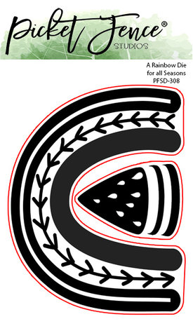 Picket Fence Studios A Rainbow Die for all Seasons 4x6 Inch Metal Dies (PFSD-308) (OUTLET) Picket Fence Studios A Rainbow Die for all Seasons 4x6 Inch Metal Dies (PFSD-308) (OUTLET)