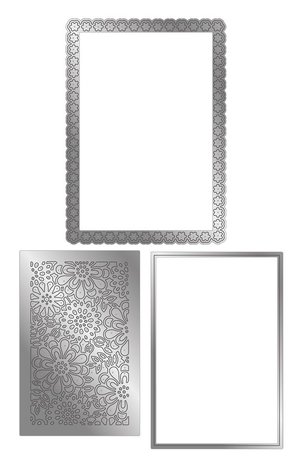 Gemini Deep Border Contemporary Blossom Create-a-Card Dies (GEM-MD-CAD-COBL) (DISCONTINUED) Gemini Deep Border Contemporary Blossom Create-a-Card Dies (GEM-MD-CAD-COBL) (DISCONTINUED)