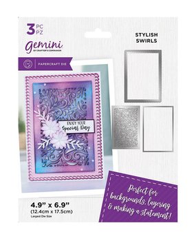 Gemini Deep Border Stylish Swirls Create-a-Card Dies (GEM-MD-CAD-STSW) (DISCONTINUED) Gemini Deep Border Stylish Swirls Create-a-Card Dies (GEM-MD-CAD-STSW) (DISCONTINUED)