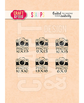 Craft & You Design Mini Cameras Set Stamps (CS021)