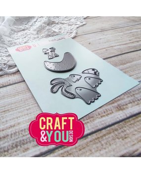 Craft & You Design Rooster Dies (CW217) (DISCONTINUED)