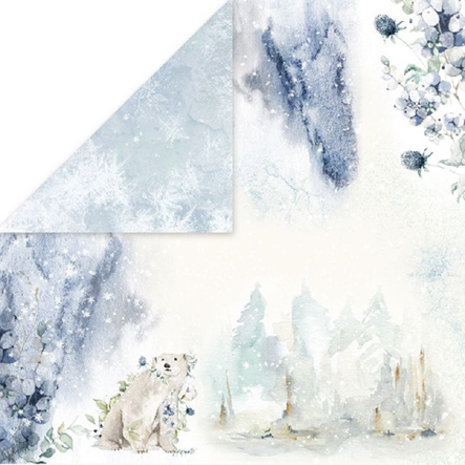 Craft & You Design Arctic Winter 12x12 Inch Paper Set 250gsm (12sheets) (CPS-AW30) (DISCONTINUED)