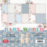 Craft & You Design Baby World 6x6 Inch Paper Set 190gsm (36sheets) (CPB-BW15) (DISCONTINUED)