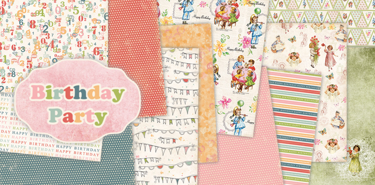 Craft & You Design Birthday Party 12x12 Inch Paper Set 250gsm (12sheets) (CPB-BP30) (DISCONTINUED) Craft & You Design Birthday Party 12x12 Inch Paper Set 250gsm (12sheets) (CPB-BP30) (DISCONTINUED)