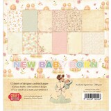 Craft & You Design New Baby Born 12x12 Inch Paper Set 200gsm (12sheets) (CPS-NBB30) (DISCONTINUED)
