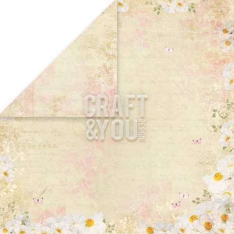 Craft & You Design Spring Garden 6x6 Inch Paper Set 190gsm (36sheets) (CPB-SG15) (DISCONTINUED)