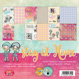 Craft & You Design Stay At Home 12x12 Inch Paper Set 200gsm (12sheets) (CPS-SAH30) (DISCONTINUED)
