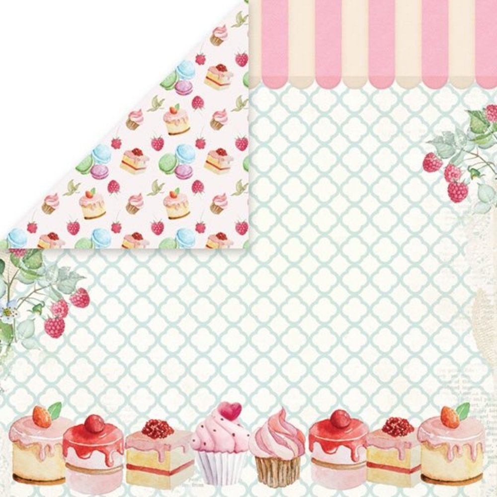 Craft & You Design Sweet Dessert 12x12 Inch Paper Set 200gsm (12sheets) (CPS-SD30) (DISCONTINUED)