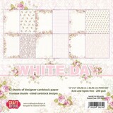Craft & You Design White Day 12x12 Inch Paper Set 200gsm (12sheets) (CPB-WD30) (DISCONTINUED)