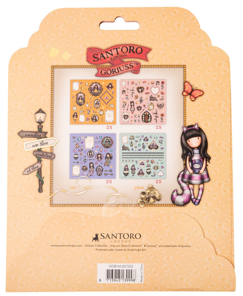 Studio Light Gorjuss Wonderland Embellishment Set (GOR-WL-DCS02) (OUTLET)
