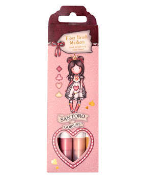 Studio Light Gorjuss Wonderland Fiber Brush Markers Reds/Pink/Yellow (4pcs) (GOR-WL-FBLM11) (OUTLET)