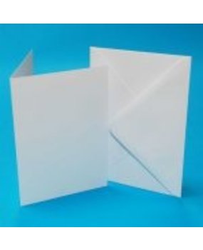 Craft UK Card & Envelopes C6 Premium 40 300gsm White (40pcs) (CUK2383)