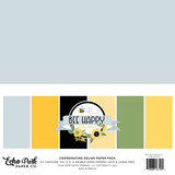 Echo Park Bee Happy 12x12 Inch Coordinating Solids Paper Pack (BH319015) (DISCONTINUED)