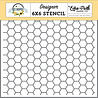 Echo Park Beehive Hexagon Stencil (BH319035) (OUTLET)