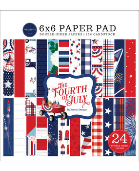 Carta Bella Fourth Of July 6x6 Inch Paper Pad (CBFJ314023) (OUTLET)